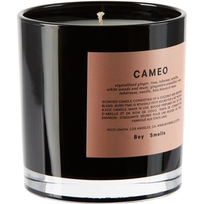 Shop Boy Smells Cameo Candle, 8.5 oz In Pink/black