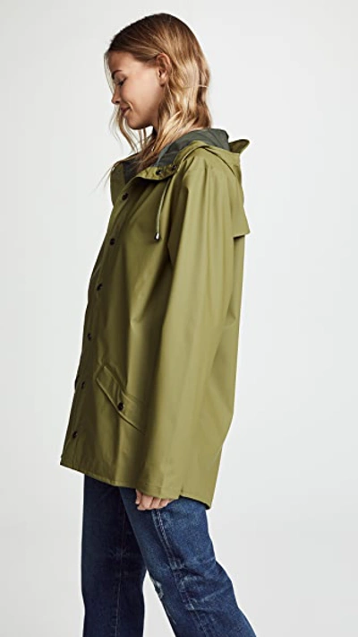 Shop Rains Rain Jacket In Sage