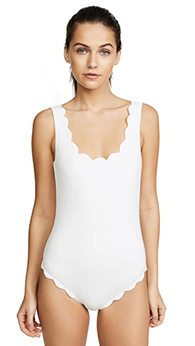 Shop Marysia Palm Springs Maillot In Coconut
