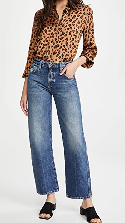Khaite Jordan High-rise Wide-leg Jeans In Lincoln