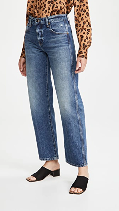 Khaite Jordan High-rise Wide-leg Jeans In Lincoln