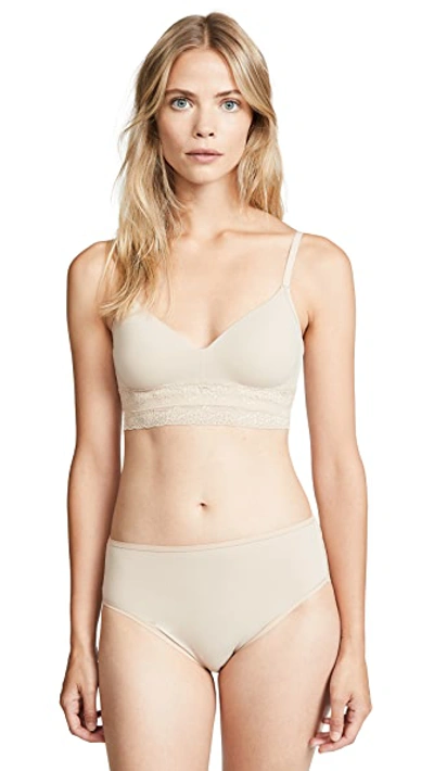 Natori Bliss Perfection Contour Soft Bra In Cafe