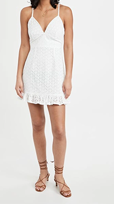 Shop Minkpink Juliana Anglaise Dress In White