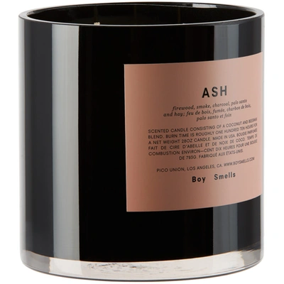 Shop Boy Smells Ash Magnum Candle, 27 oz In Pink/black