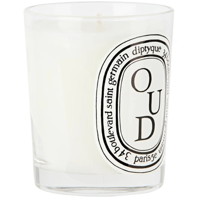Shop Diptyque Oud Scented Candle, 190 G In Na