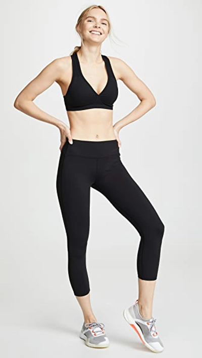 Shop Beyond Yoga Lift And Support Bra In Jet Black