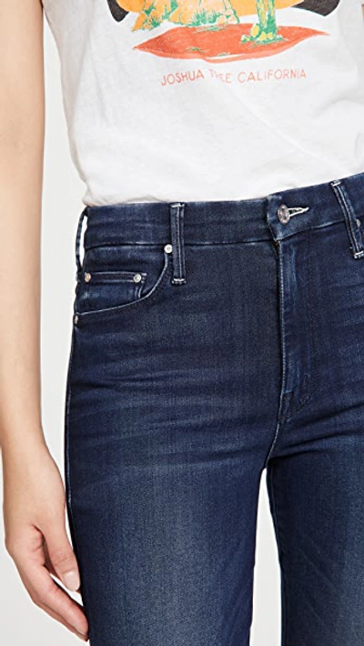 High Waisted Looker Ankle Fray Jeans