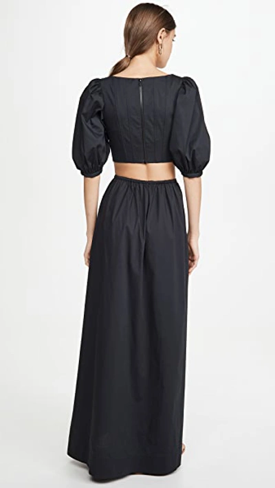 Staud Astro Dress In Black