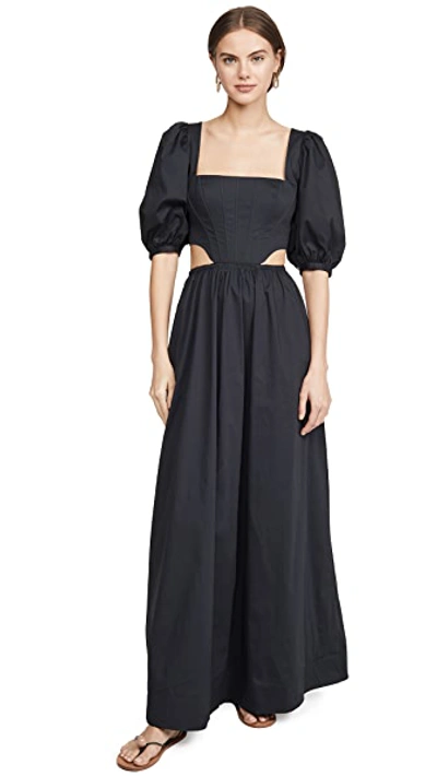 Staud Astro Dress In Black