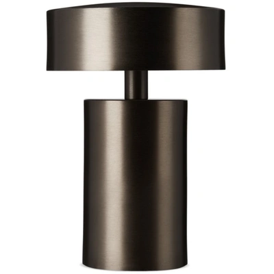 Shop Menu Bronze Column Table Lamp