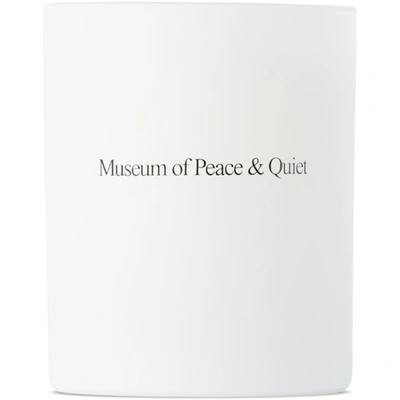 Shop Museum Of Peace And Quiet Ssense Exclusive Quiet Candle, 6.5 oz In White