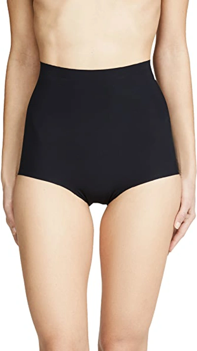 Commando Classic Control High-rise Shaping Briefs In Black