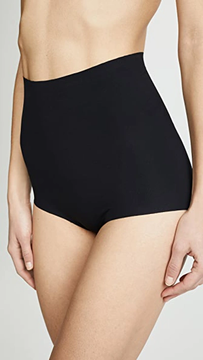Commando Classic Control High-rise Shaping Briefs In Black