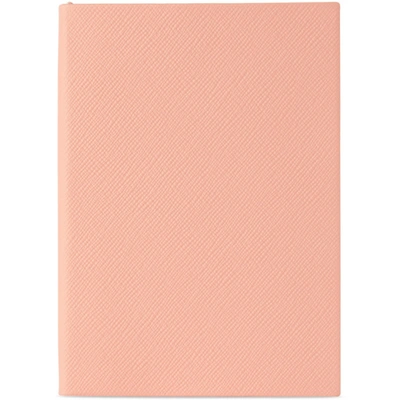 SMYTHSON 粉色 SOHO 笔记本