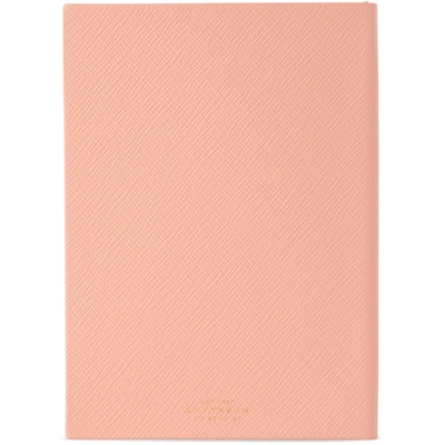 SMYTHSON 粉色 SOHO 笔记本