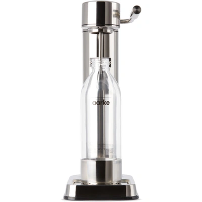 Shop Aarke Silver Carbonator 3 In Stainless Steel