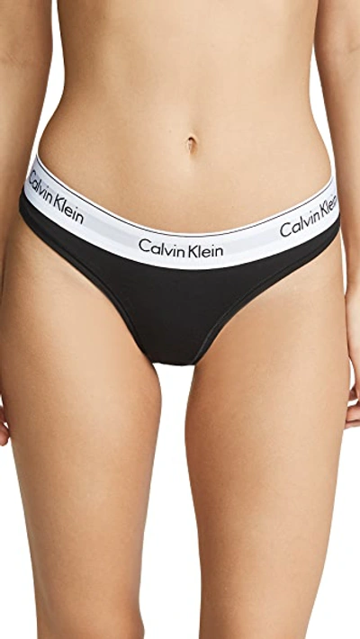 Calvin Klein Underwear Modern Cotton Bikini In Black