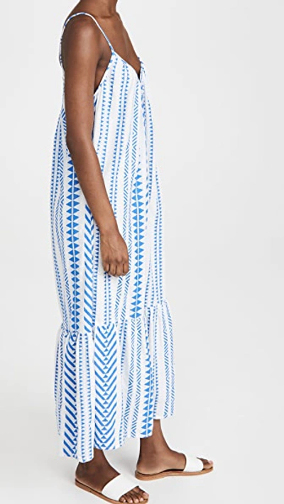 Velvet Dina Dress In Cobalt | ModeSens