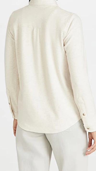 Shop Faherty Legend Sweater Shirt Off White