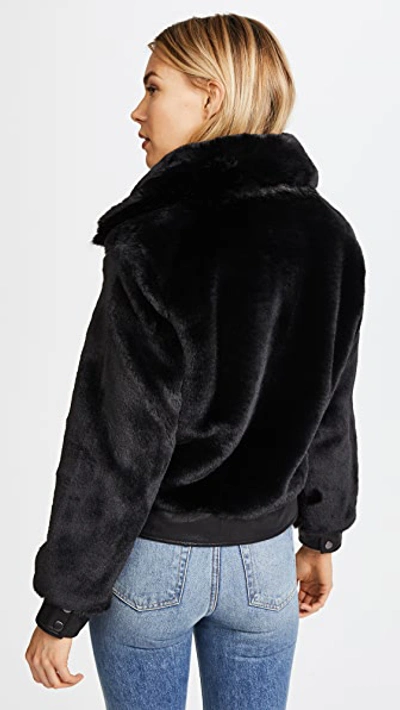 Blank Denim Black Noise Coat In Black