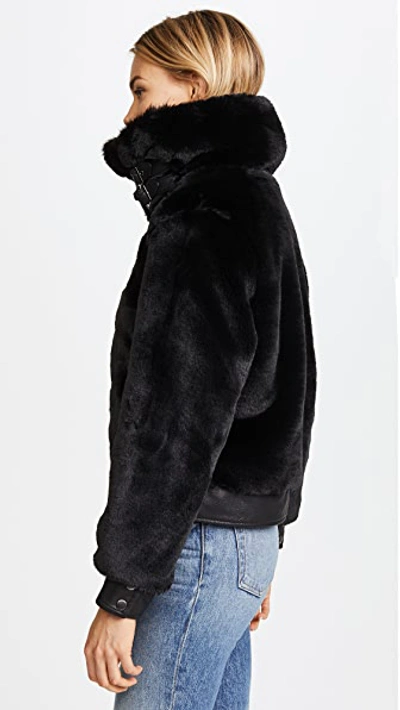 Shop Blank Denim Black Noise Coat Black