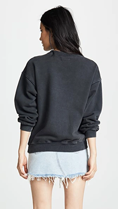 Shop Anine Bing Tiger Sweatshirt Black