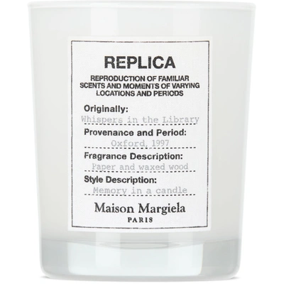 Shop Maison Margiela Replica Whispers In The Library Candle, 5.82 oz In N/a