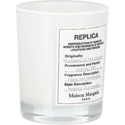Shop Maison Margiela Replica Whispers In The Library Candle, 5.82 oz In N/a