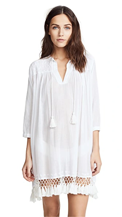 Roller Rabbit Ola Do Brazil Serafina Lightweight Tunic In White