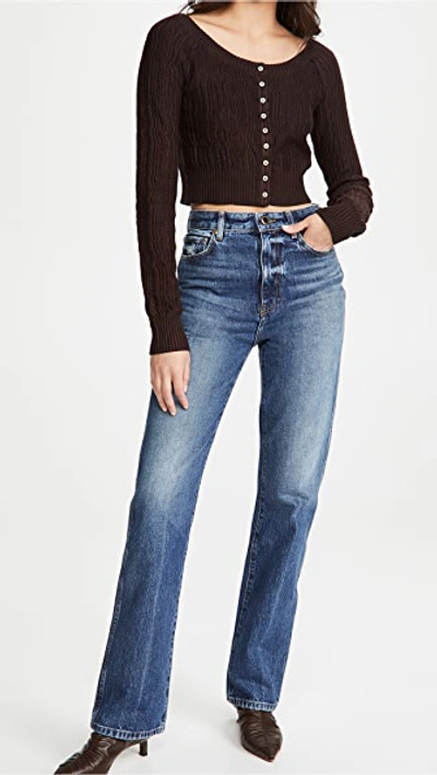 Shop Khaite Danielle Jeans In Lincoln
