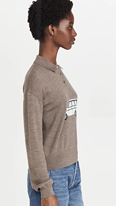 SANDY LIANG CAR POLO SWEATER SLIAN30204