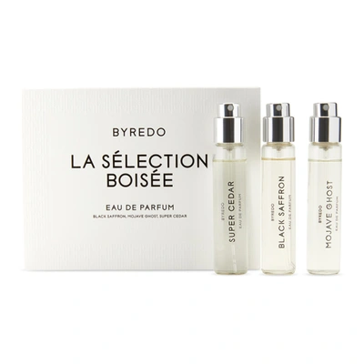 Shop Byredo La Sélection Boisée Fragrance Set, 3 X 12 ml In N/a