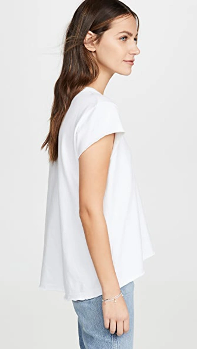 Soft Sleeve Scoop Tee