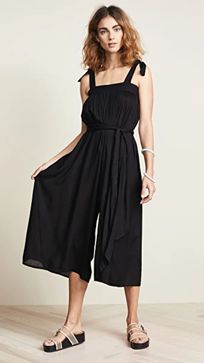 Shop Coolchange Lydia Jumpsuit In Black