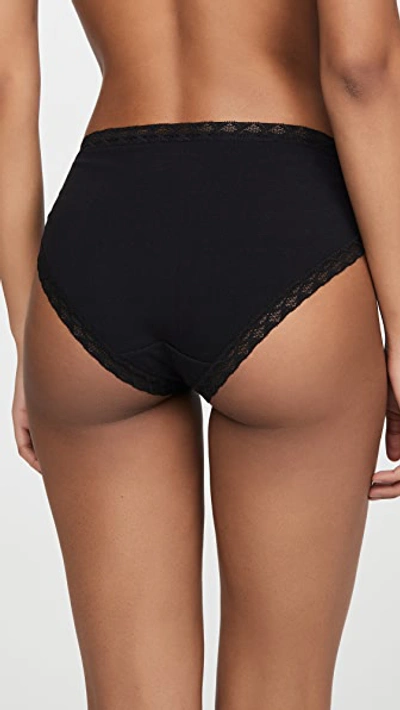 Natori Bliss French Cut 3-pack Brief 152058mp In Black/cafe/white