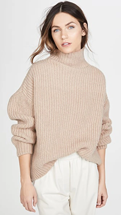Shop Anine Bing Sydney Sweater Tan