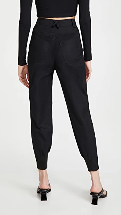 Shop Aje Chaise Pants In Black