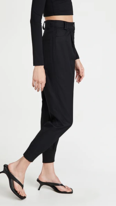 Shop Aje Chaise Pants In Black