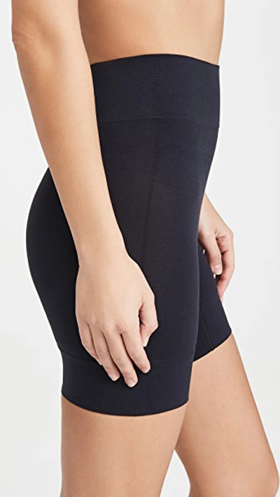 Yummie Bria No Roll Wide Hem Shorts In Black