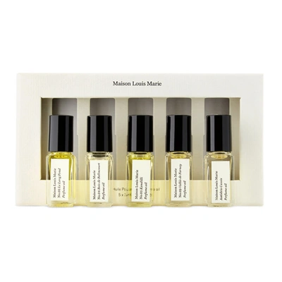 Shop Maison Louis Marie Perfume Oil Discovery Set, 5 X 3 ml In N/a