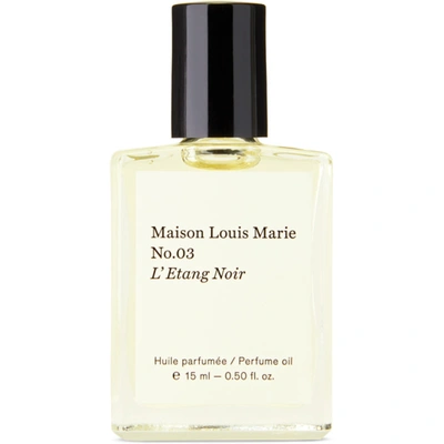 Shop Maison Louis Marie No. 03 L'etang Noir Perfume Oil, 15 ml In -