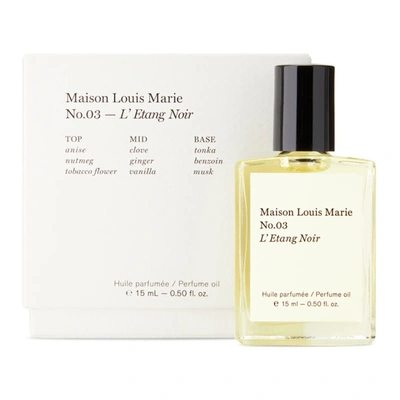 Shop Maison Louis Marie No. 03 L'etang Noir Perfume Oil, 15 ml In -