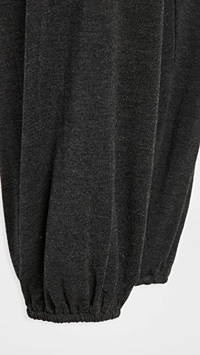 Eberjey Gisele Slouchy Stretch-jersey Pyjama Set In Charcoal/ivory