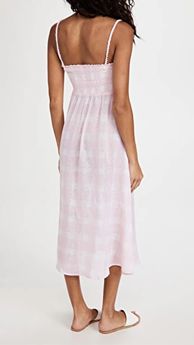Shop Solid & Striped The Willow Dress / Skirt In Painted Gingham Cloud Pink