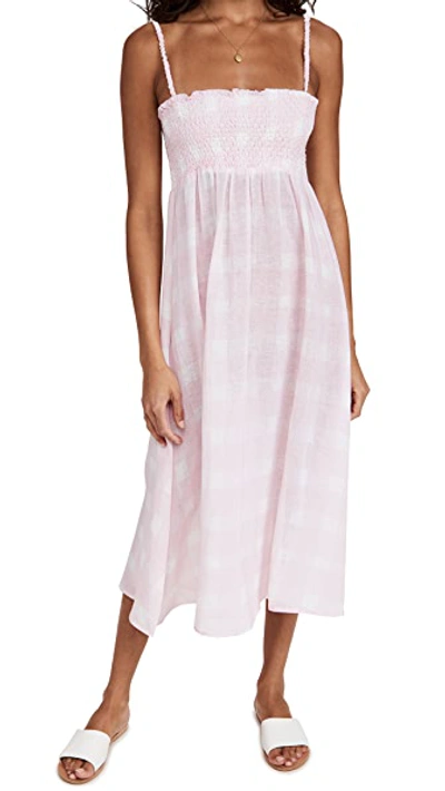 Shop Solid & Striped The Willow Dress / Skirt In Painted Gingham Cloud Pink