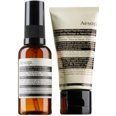 Shop Aesop Moroccan Neroli Shaving Set In 93199440042