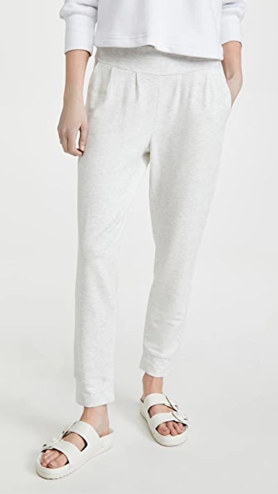 Hatch The Indoor Outdoor Joggers In Oat Melange