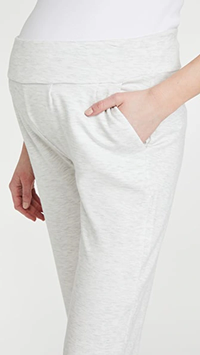 Hatch The Indoor Outdoor Joggers In Oat Melange