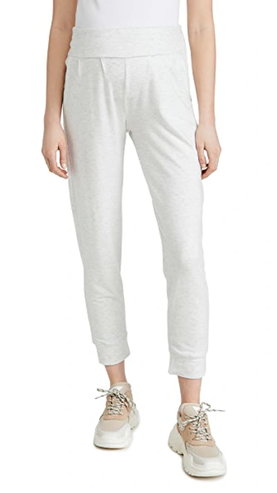 Hatch The Indoor Outdoor Joggers In Oat Melange