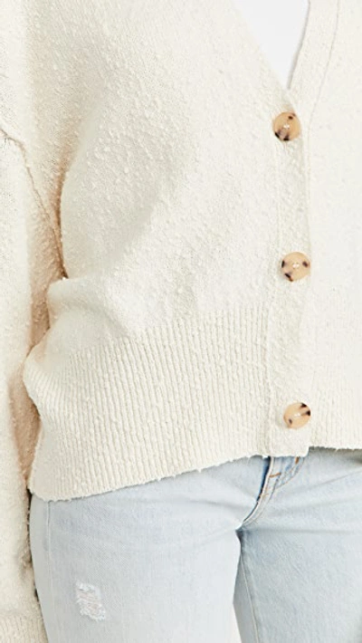 Free People Womens Cream Found My Friend Cotton-blend Cardigan S In Cream